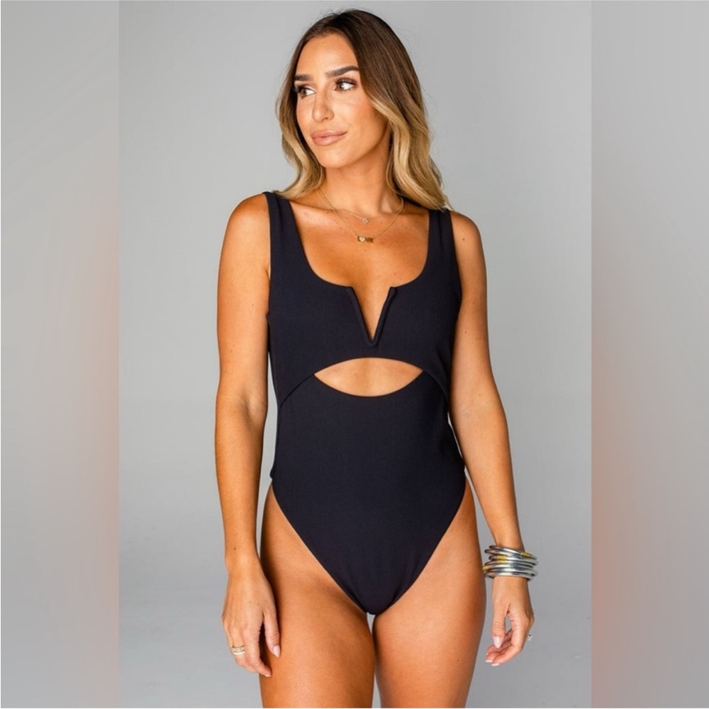 Buddy Love Black Women's Cutout Swimsuit